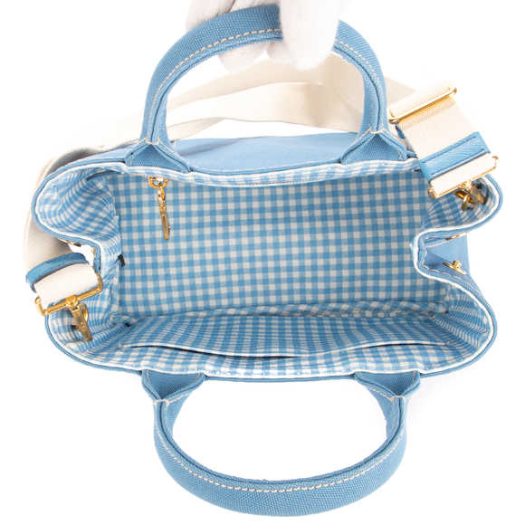 Prada Small Canapa Tote - Picture 7 of 7